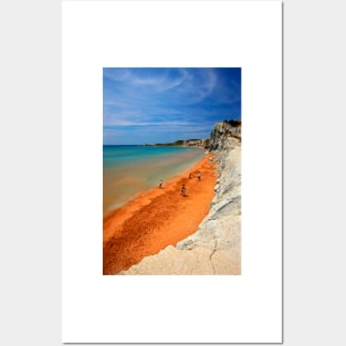 Xi, the "Red" beach - Kefalonia island Posters and Art